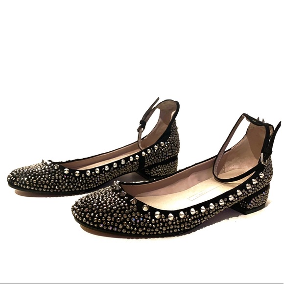 ZARA cruise collection studded ballerina flats - Picture 2 of 7